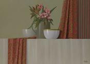  Hamilton Gallery Mooney, Trudie - 'Paisley Apple Blossom and Grasses'