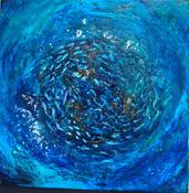  Hamilton Gallery O'Donnell, Aileen - 'Gutting the seas silver 2'