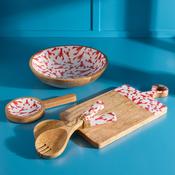 Country Living Lobster Mango Wood 5-Piece Serving Gift Set