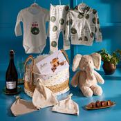Luxury Baby Hamper with Prosecco image