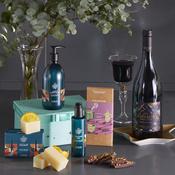 Pamper Treat Box for Him with Wine