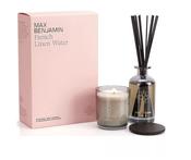 Max Benjamin French Linen Water Candle &amp; Diffuser Gift Set image