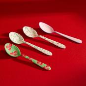 Country Living Set of 4 Enamel-Coated Stainless Steel Dessert Spoons image