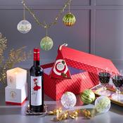 Christmas Charm Gift Box - Special Edition - with Wine