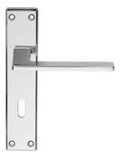 Carlisle Serozetta ZONE Lever Handle On Plate Polished Chrome
