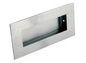 Eurospec FPH1000 Rectangular Flush Pull 102mm x 51mm Satin Stainless Steel