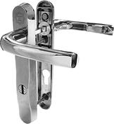 Mila Pro Secure Lever Handle On Plate 92mm Center Euro Profile Top &amp; Bottom Fix 240mm