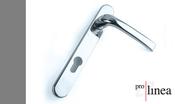 Mila Pro Linea Lever Handle On Plate 92mm Center Euro Profile Top &amp; Bottom Fix 240mm