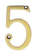 Carlisle Numeral 75mm Polished Brass