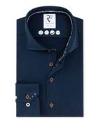 R2 Travel shirt dobby - Navy / 38