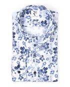 R2 Modern Fit Linen Blend Shirt - Blue / XL