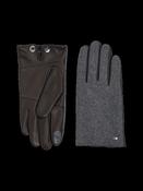 Leather Mix Gloves - S/M