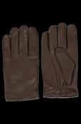Kranton Leather gloves with metal logo lettering - L/XL