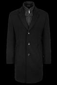 Slim Fitting Wool Coat - 48