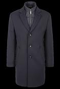 Slim Fitting Wool Coat - 50