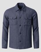 Eton Four Pocket Overshirt - Blue / XL image