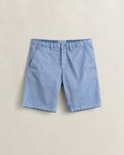 Gant Clothing Regular Fit Sunfaded Chino Shorts - Blue / 30