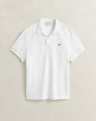 Gant Clothing Regular Shield Short Sleeve Pique Polo - White / M