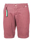Stockholm Twill Cotton Stretch Shorts - Pink / 32