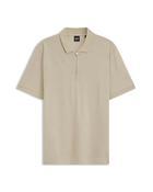 Boss Black H-Paras 70 Zip Placket Polo - Brown / M