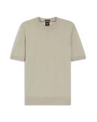 Boss Black H-Umauro Short Sleeve Knitted Pullover - Brown / L