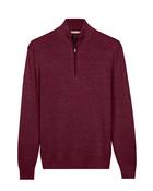 Baileys Two Tone Half Zip - Wine / 2XL image