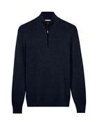 Baileys Two Tone Half Zip - Blue / M image