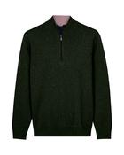 Baileys Two Tone Half Zip - Green / M image