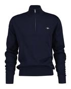 Gant Clothing Classic Cotton Half-Zip Sweater - Navy / M