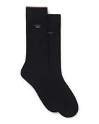 Boss Accessories 2PK Iconic Socks - Black