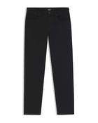 Boss Black Delaware Slim-Fit Five Pocket In Stretch-Cotton Gabardine - Black / 40 / R image
