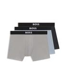 Boss Bodywear 3P Stretch-Cotton Boxer Briefs - Multi / 2XL