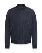 Belstaff Continental Suede Bomber - Navy / 46