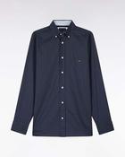 Eden Park Long Sleeve Shirt - Blue / M