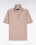 Eden Park Short Sleeve Polo - Brown / L