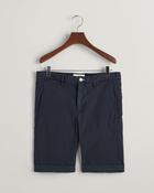 Gant Slim Fit Sunfaded Shorts - Navy / 42