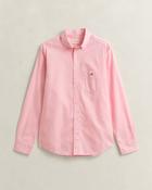 Gant Clothing Regular Fit Classic Poplin Shirt - Pink / L