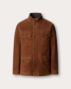 Hackett London Suede Four Pocket Jacket - Brown / XL image