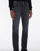 7 For All Mankind Slimmy Luxe Performance - Grey / 38 / R