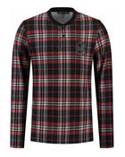 Michael Kors Henley Long Sleeve Top - Red / XL image
