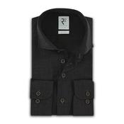 R2 100% Wool Modern Fit Shirt - Grey / 45