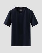 Eton Solid Filo di Scozia T-shirt - Navy / M image