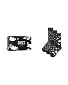 Happy Socks 3-Pack Black And White Socks Gift Set - Black / 41-46 image