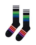 Happy Socks Stripe Sneaker Socks - Black / 41-46 image