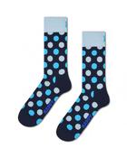 Happy Socks Big Dot Sock - Navy