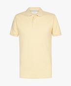 Profuomo Slim Fit Pique Polo - Yellow / L