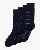 Tommy Hilfiger 4-Pack Socks Gift Box - Navy / 39/42