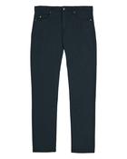 SAND Copenhagen Suede Touch Micro Burton Regular Fit Five Pocket - Navy / 32 / R image