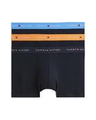Tommy Hilfiger 3-Pack Signature Repeat Logo Waistband Trunks - Navy / S
