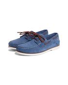 Tommy Hilfiger Suede Boat Shoe - Blue / 41